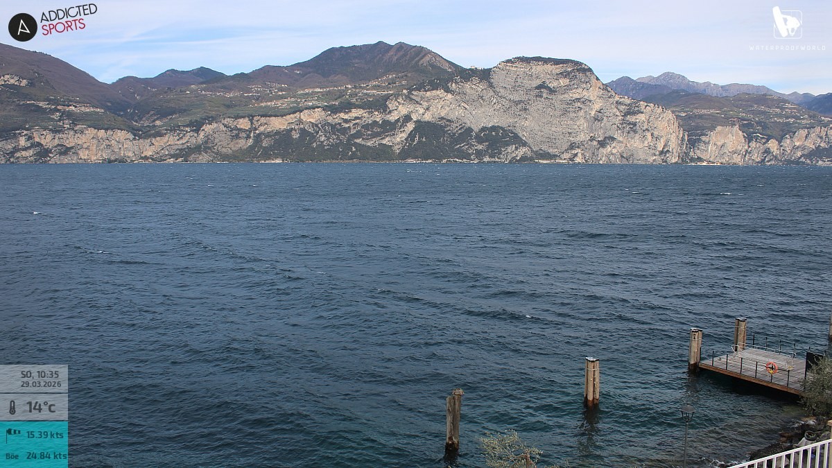 Archiv Foto Webcam Gardasee - Brenzone