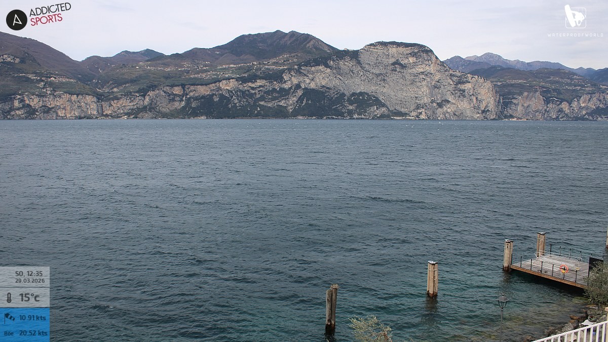 Archiv Foto Webcam Gardasee - Brenzone