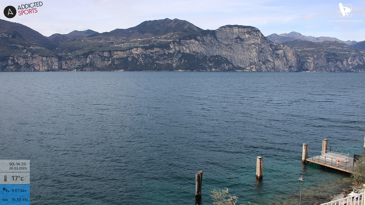 Archiv Foto Webcam Gardasee - Brenzone