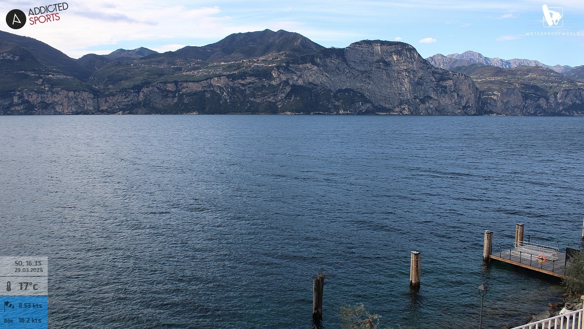 Archiv Foto Webcam Gardasee - Brenzone