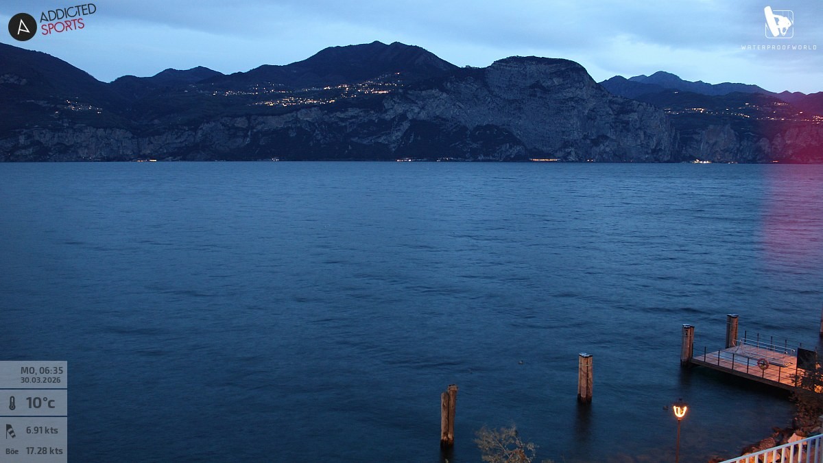 Archiv Foto Webcam Gardasee - Brenzone