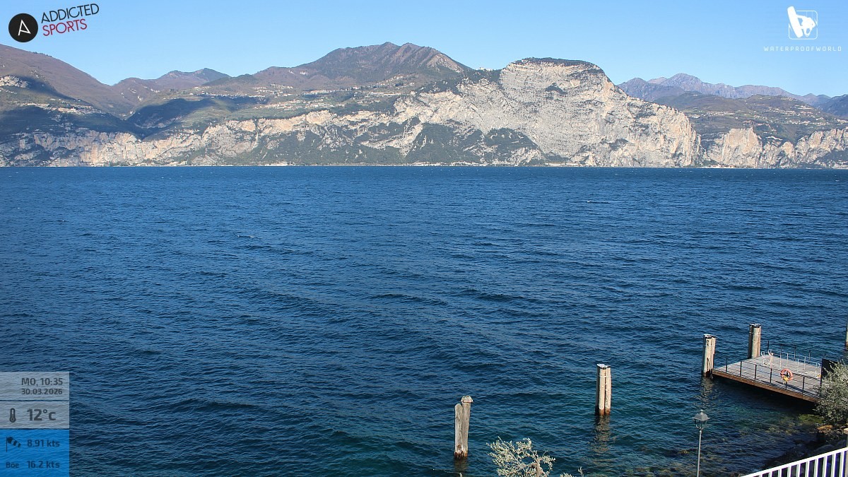 Archiv Foto Webcam Gardasee - Brenzone