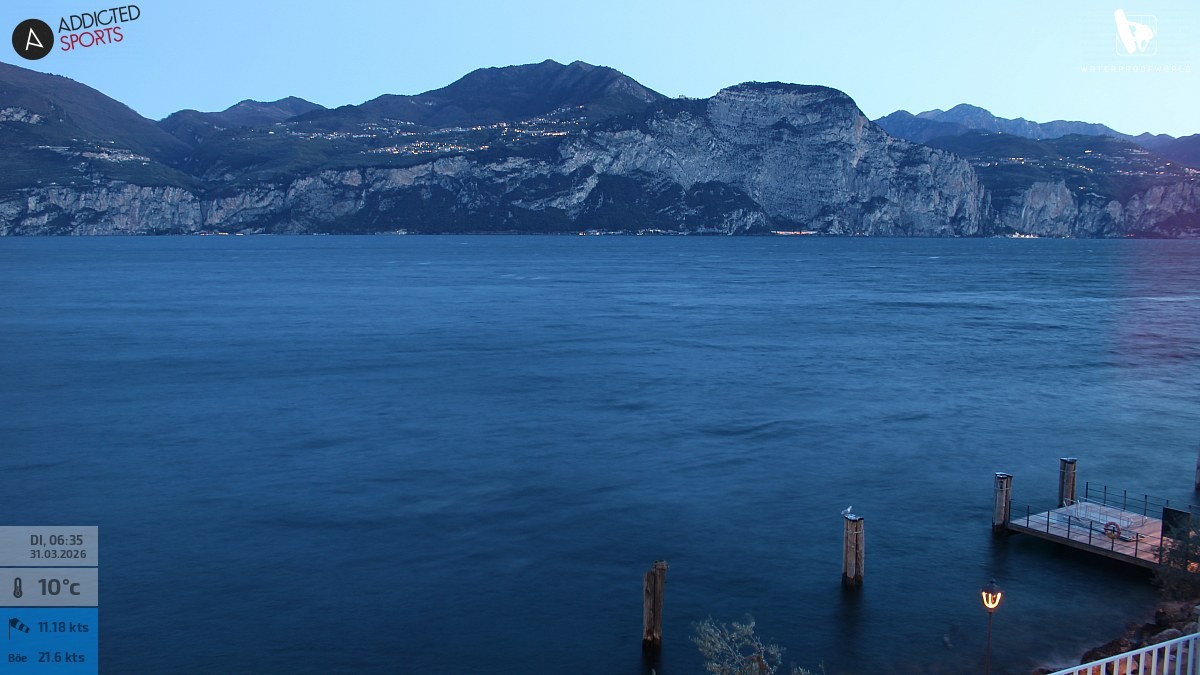 Archiv Foto Webcam Gardasee - Brenzone