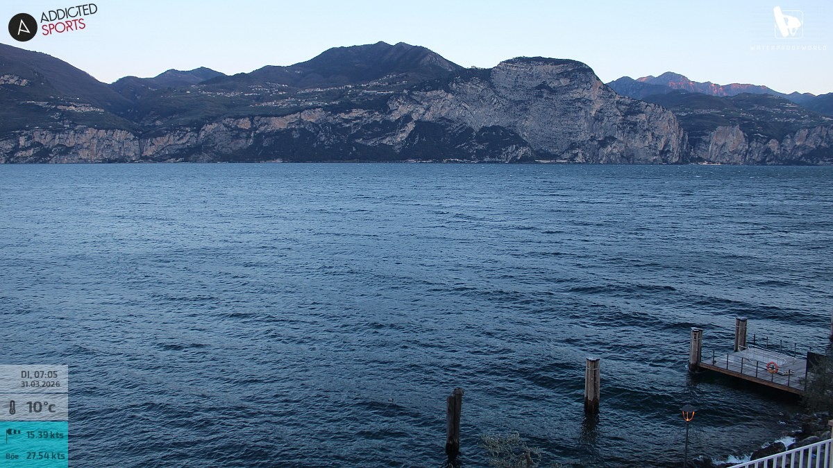 Archiv Foto Webcam Gardasee - Brenzone