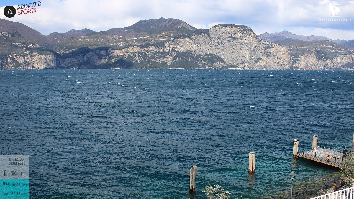 Archiv Foto Webcam Gardasee - Brenzone