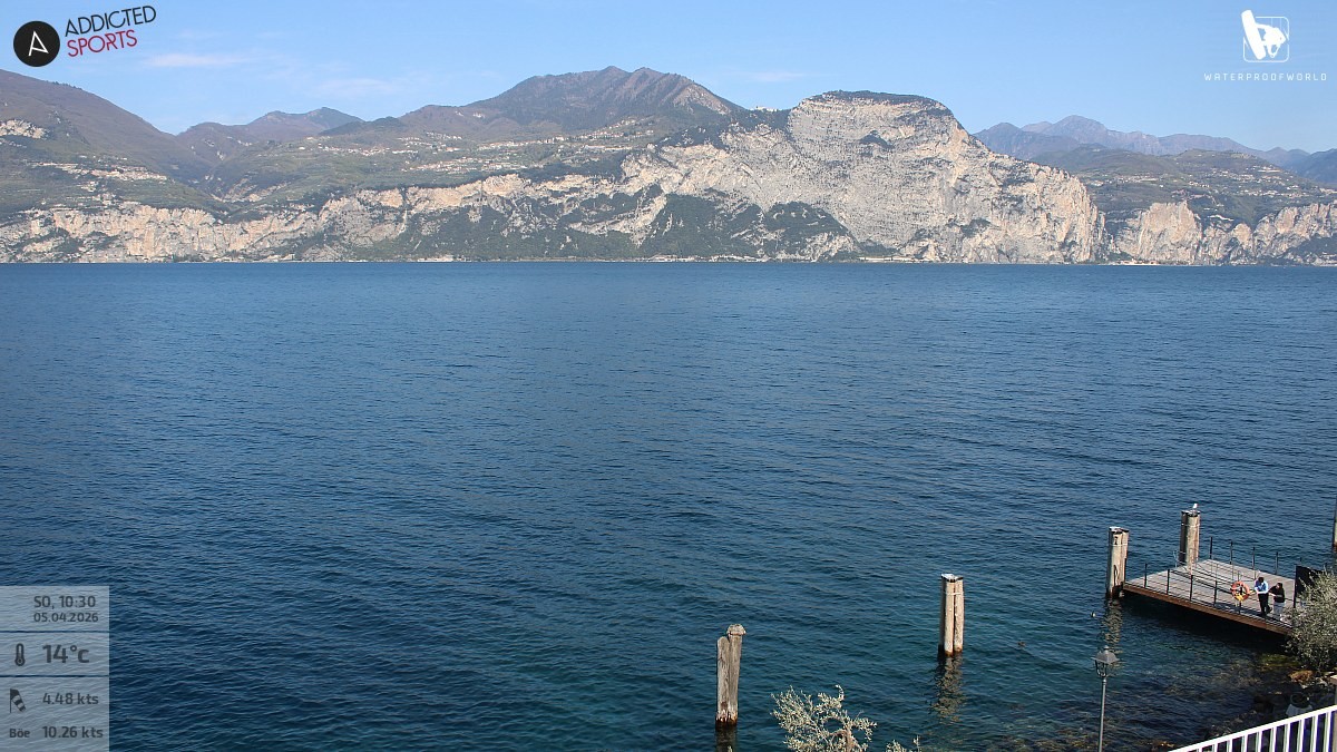 Archiv Foto Webcam Gardasee - Brenzone