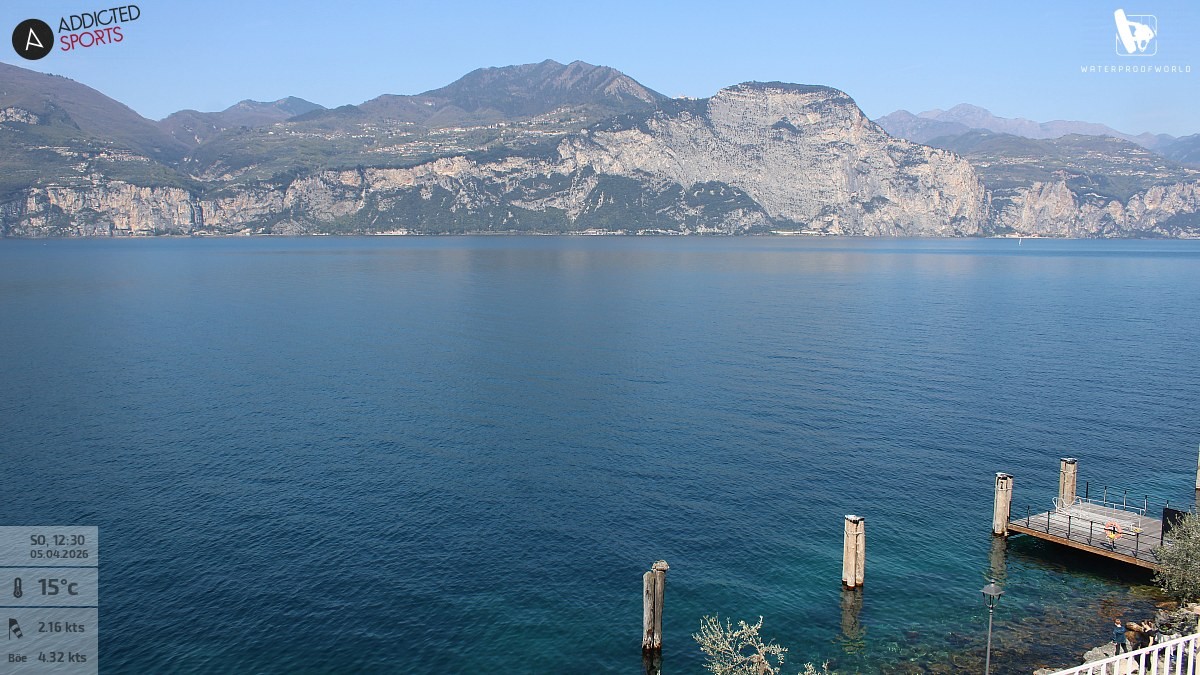 Archiv Foto Webcam Gardasee - Brenzone