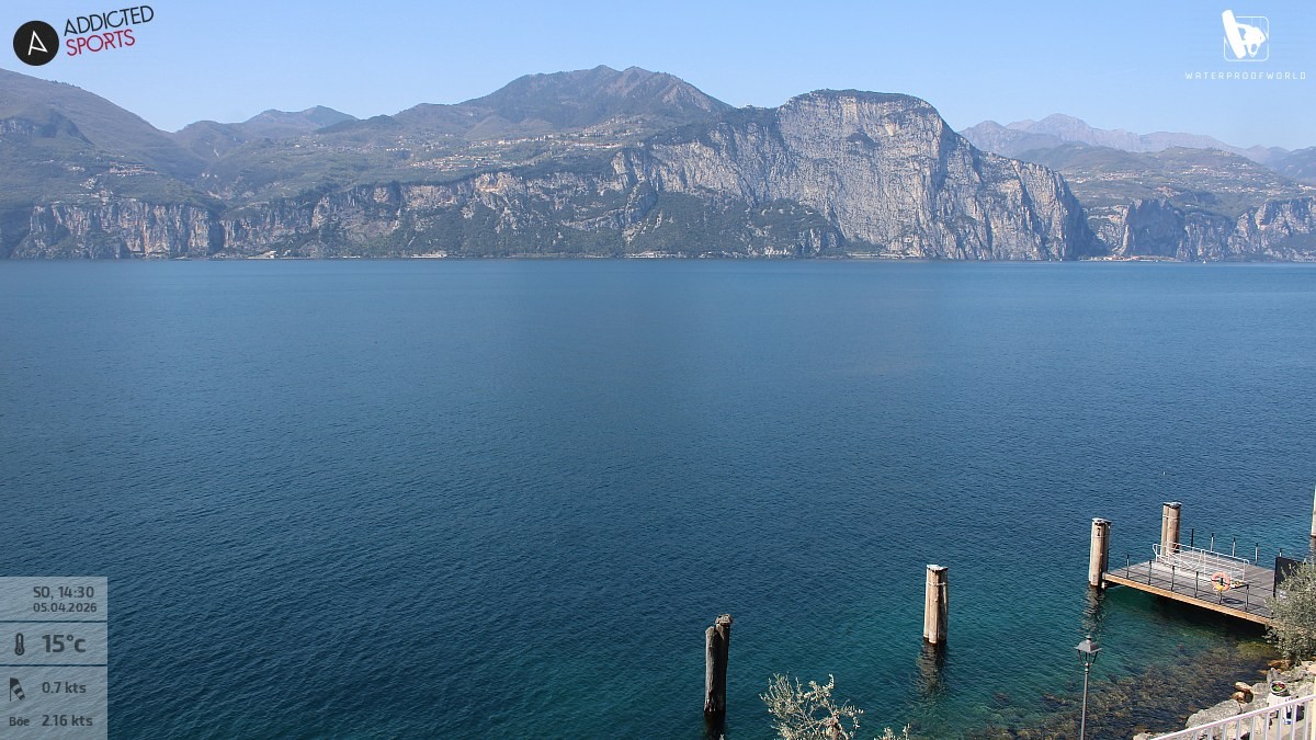 Archiv Foto Webcam Gardasee - Brenzone