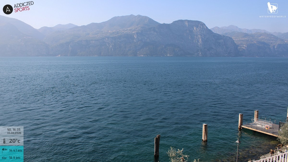 Archiv Foto Webcam Gardasee - Brenzone