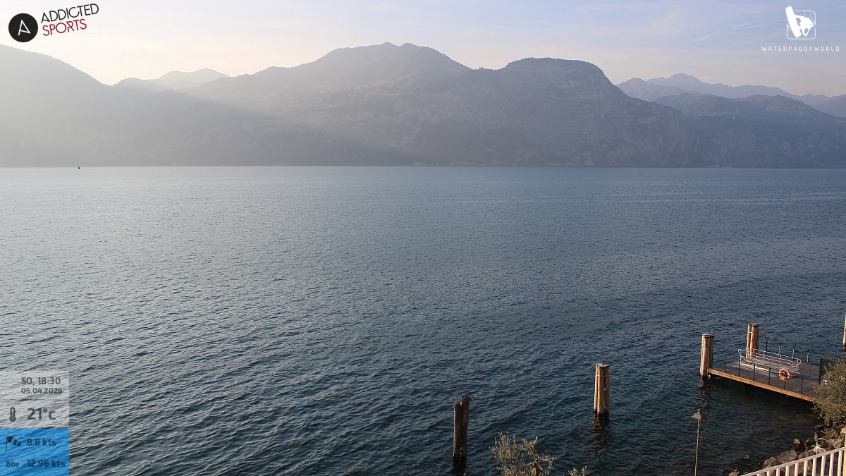 Archiv Foto Webcam Gardasee - Brenzone