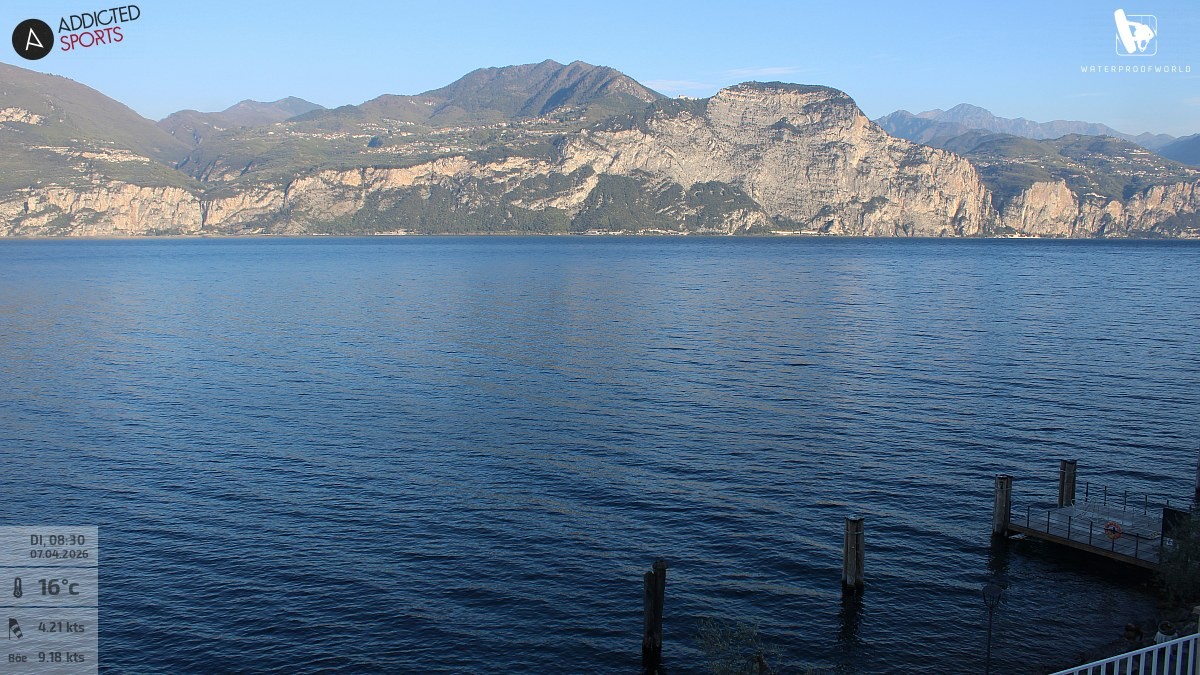 Archiv Foto Webcam Gardasee - Brenzone