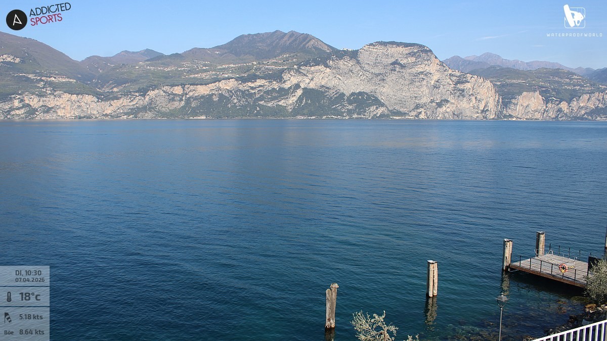 Archiv Foto Webcam Gardasee - Brenzone
