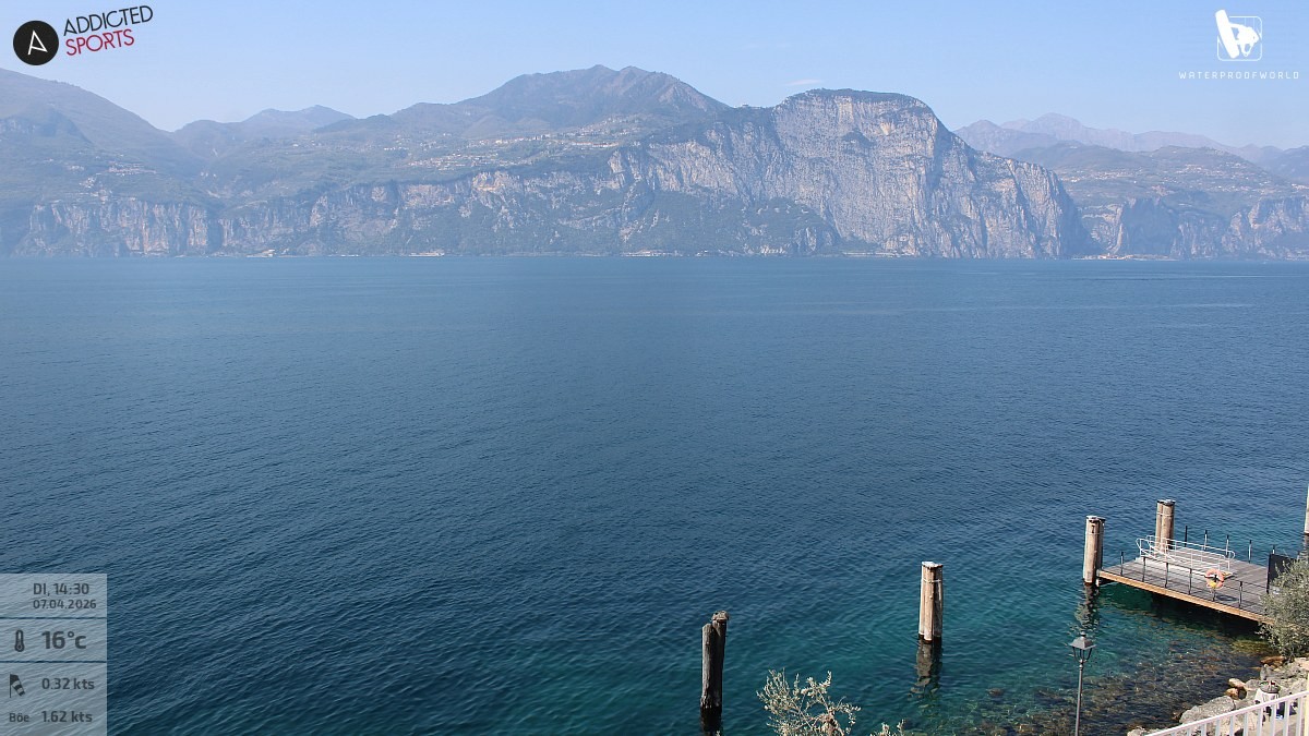 Archiv Foto Webcam Gardasee - Brenzone
