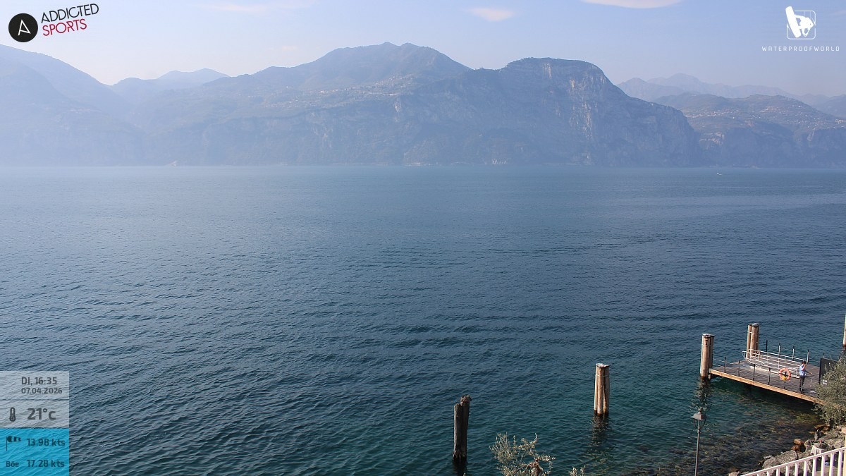 Archiv Foto Webcam Gardasee - Brenzone