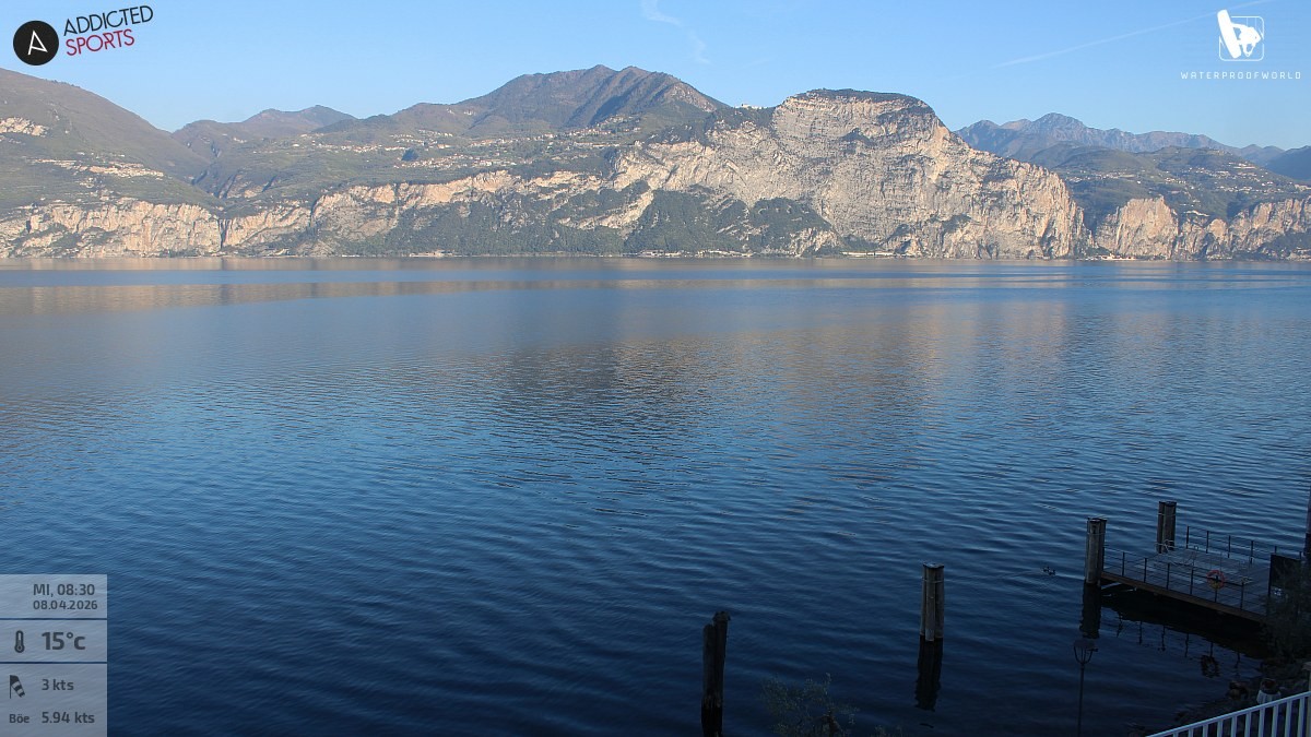 Archiv Foto Webcam Gardasee - Brenzone