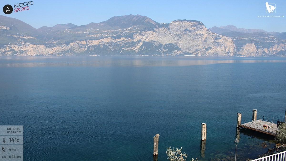 Archiv Foto Webcam Gardasee - Brenzone