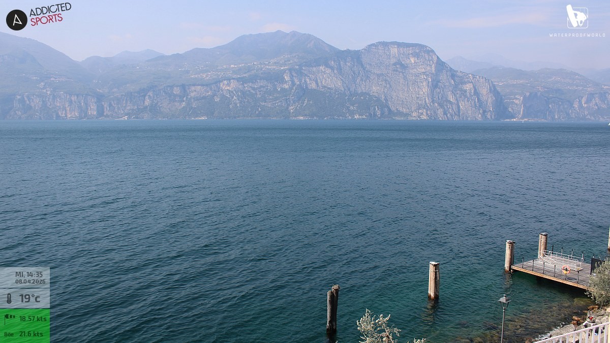 Archiv Foto Webcam Gardasee - Brenzone