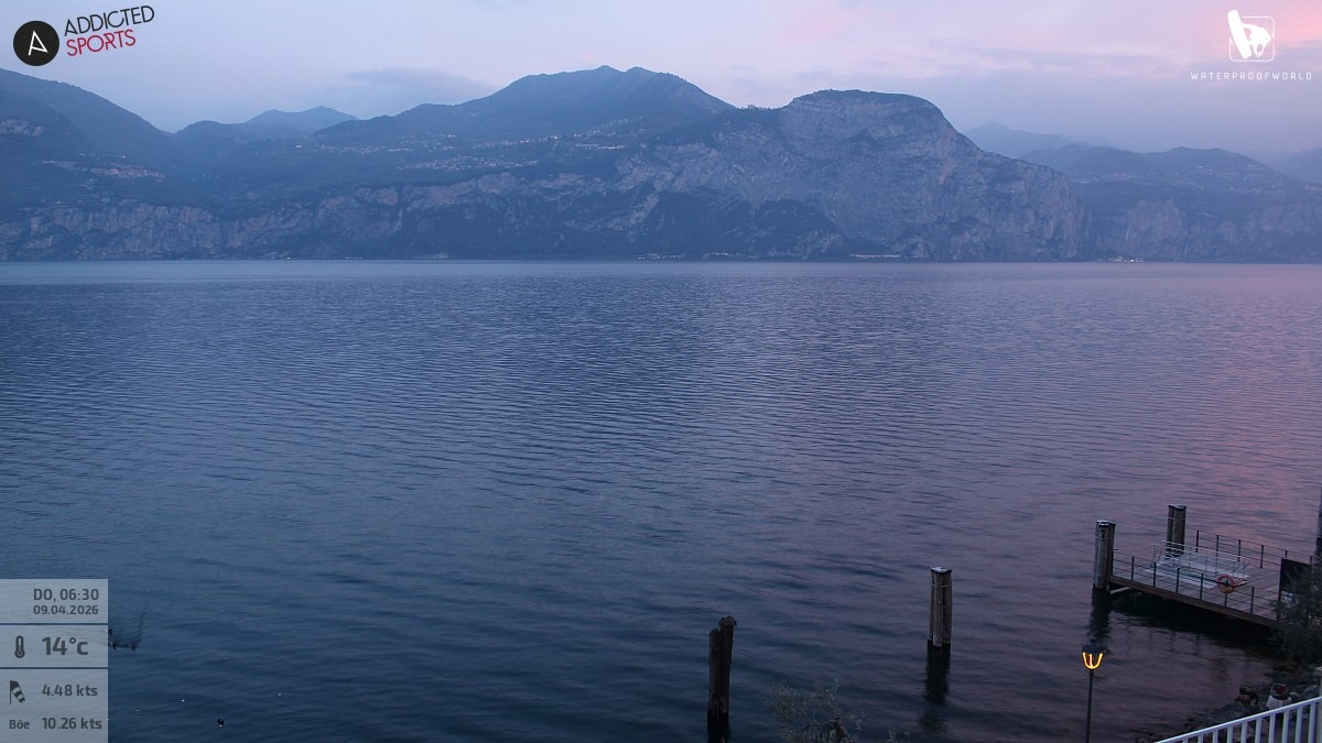 Archiv Foto Webcam Gardasee - Brenzone