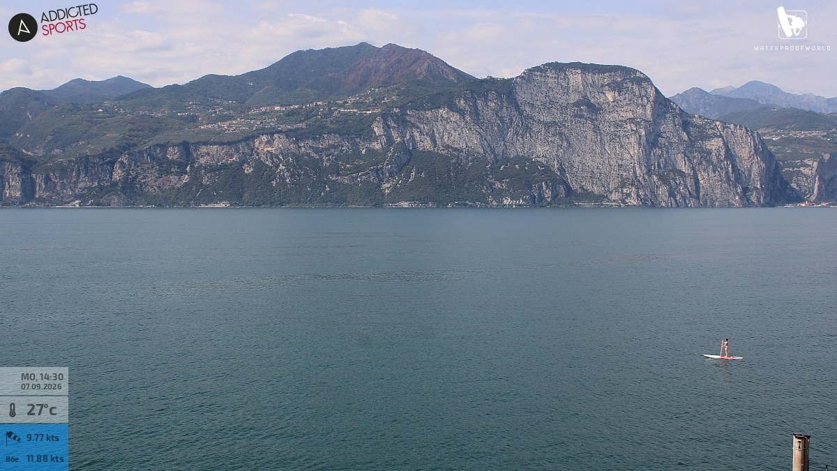 Archiv Foto Webcam Gardasee - Brenzone