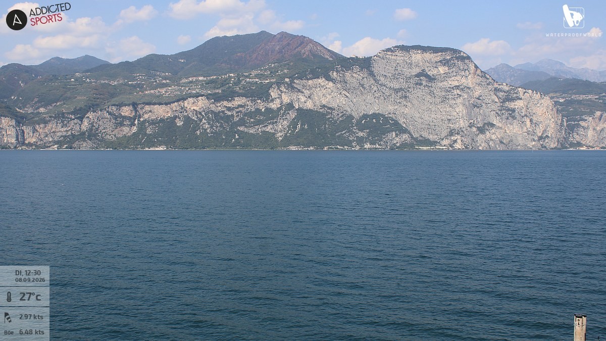 Archiv Foto Webcam Gardasee - Brenzone