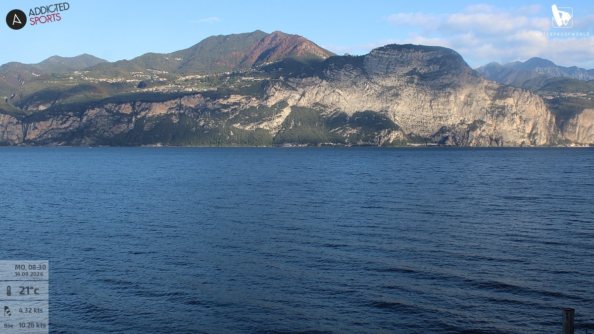 Archiv Foto Webcam Gardasee - Brenzone