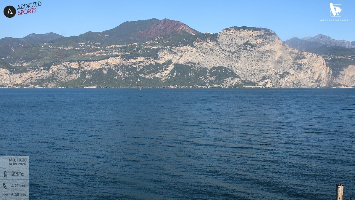 Archiv Foto Webcam Gardasee - Brenzone