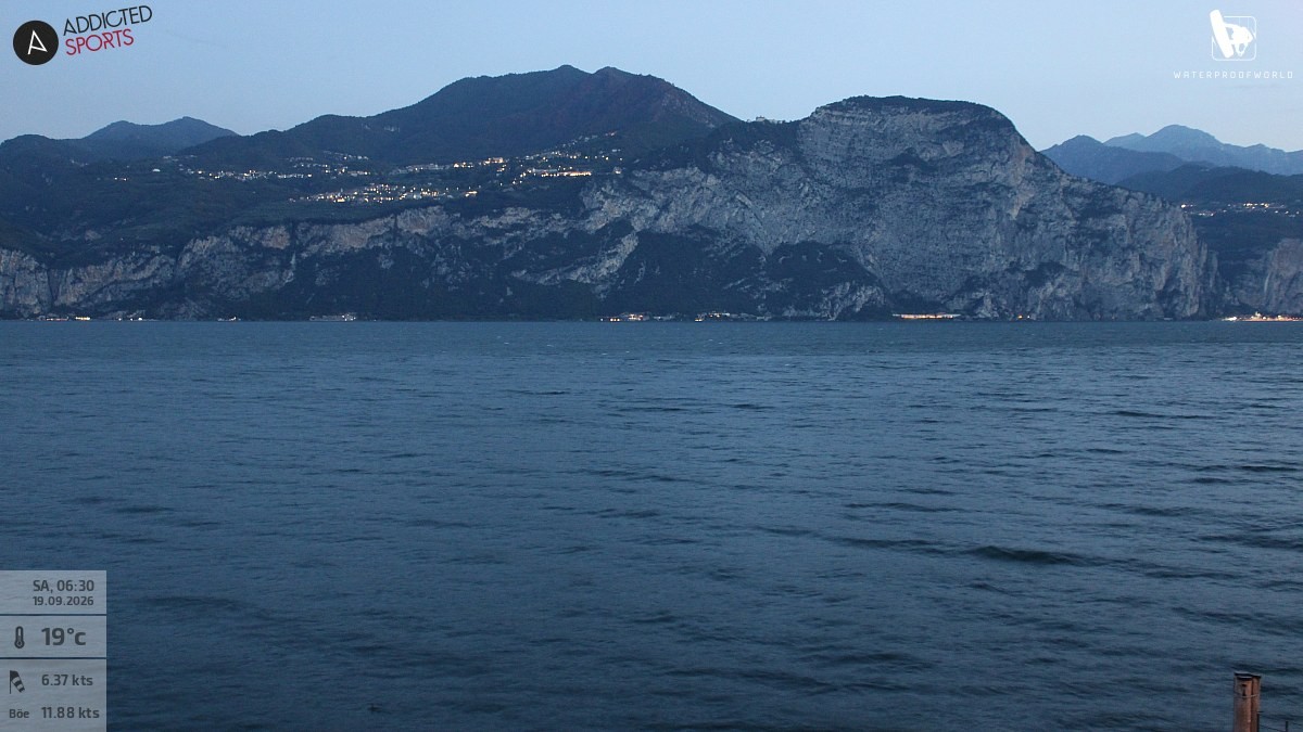 Archiv Foto Webcam Gardasee - Brenzone