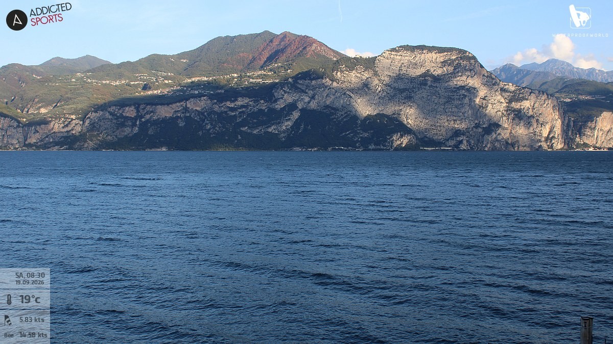 Archiv Foto Webcam Gardasee - Brenzone