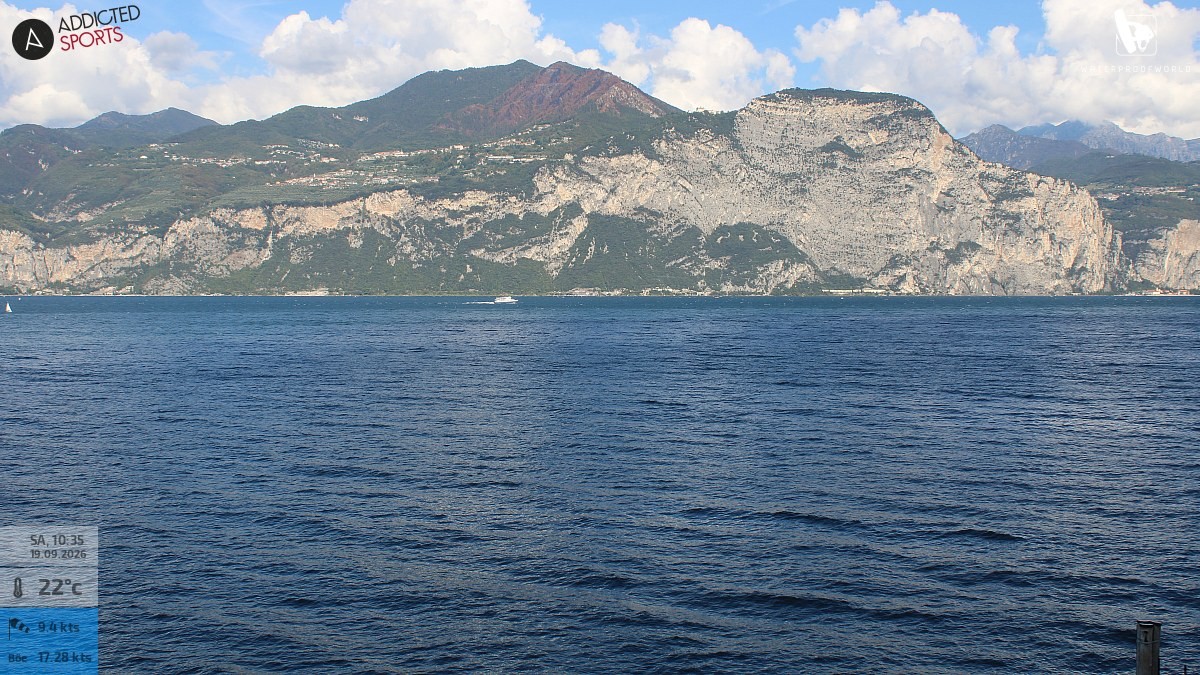 Archiv Foto Webcam Gardasee - Brenzone