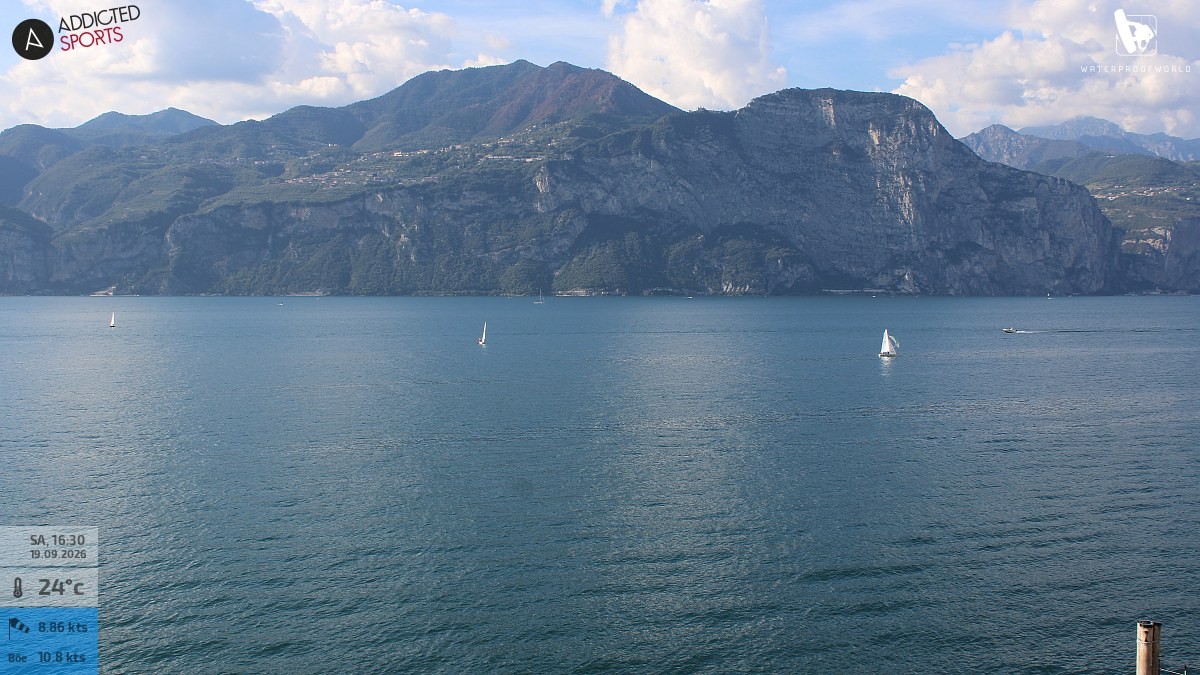 Archiv Foto Webcam Gardasee - Brenzone