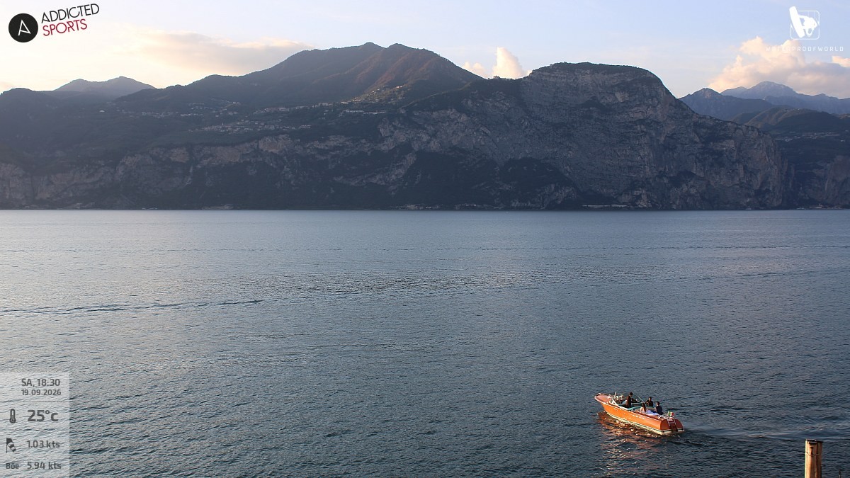 Archiv Foto Webcam Gardasee - Brenzone