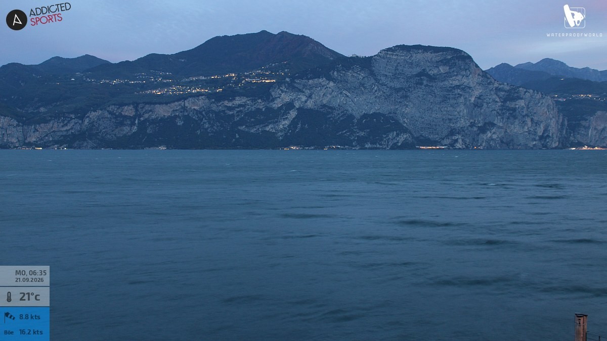 Archiv Foto Webcam Gardasee - Brenzone
