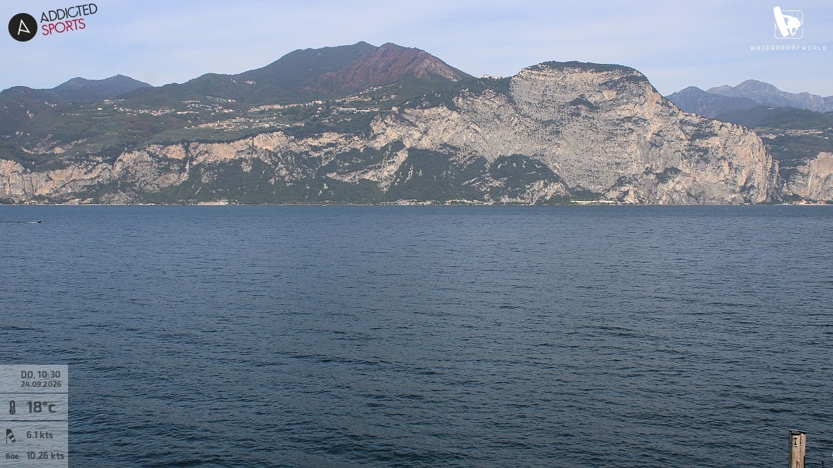 Archiv Foto Webcam Gardasee - Brenzone
