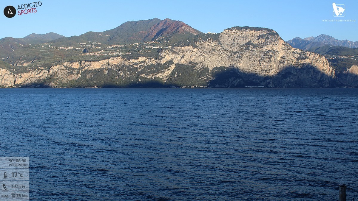 Archiv Foto Webcam Gardasee - Brenzone