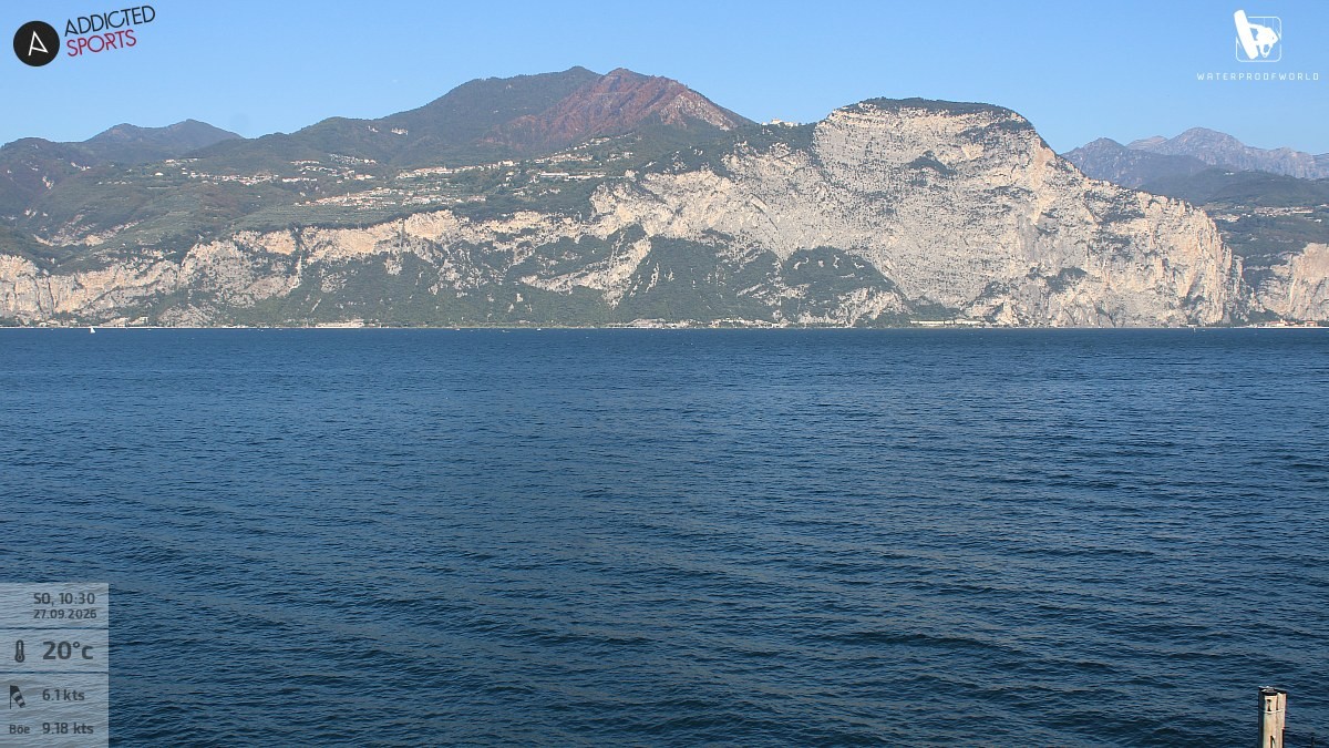 Archiv Foto Webcam Gardasee - Brenzone