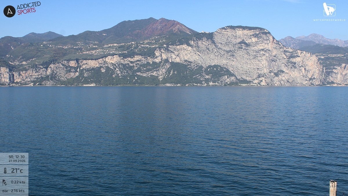 Archiv Foto Webcam Gardasee - Brenzone