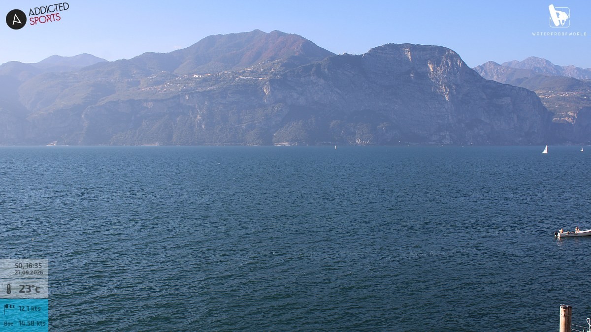 Archiv Foto Webcam Gardasee - Brenzone