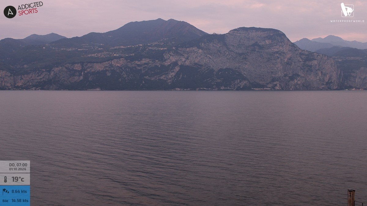 Archiv Foto Webcam Gardasee - Brenzone
