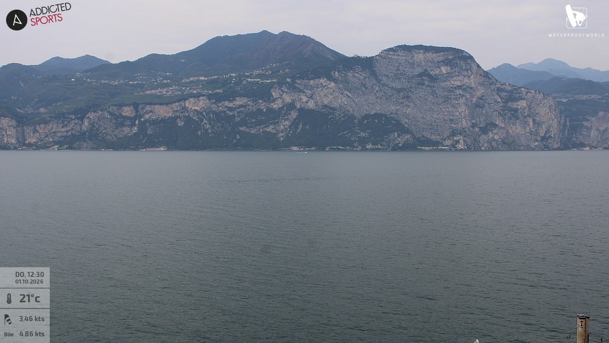 Archiv Foto Webcam Gardasee - Brenzone