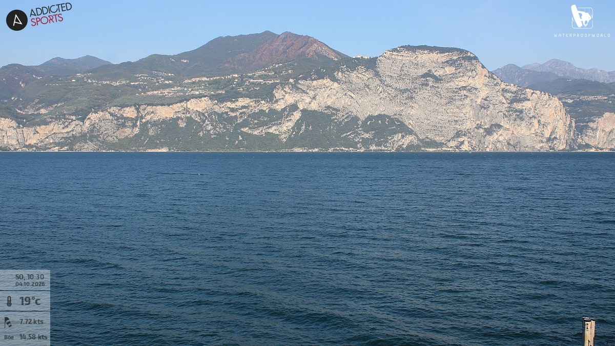 Archiv Foto Webcam Gardasee - Brenzone