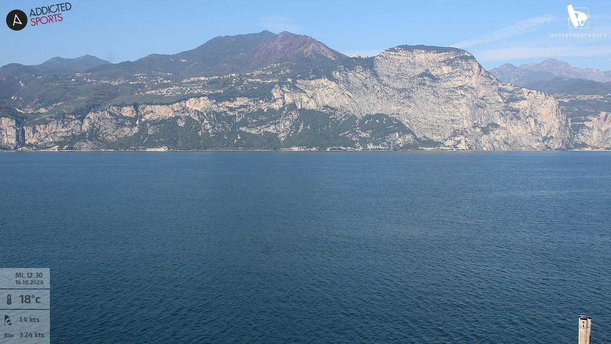 Archiv Foto Webcam Gardasee - Brenzone