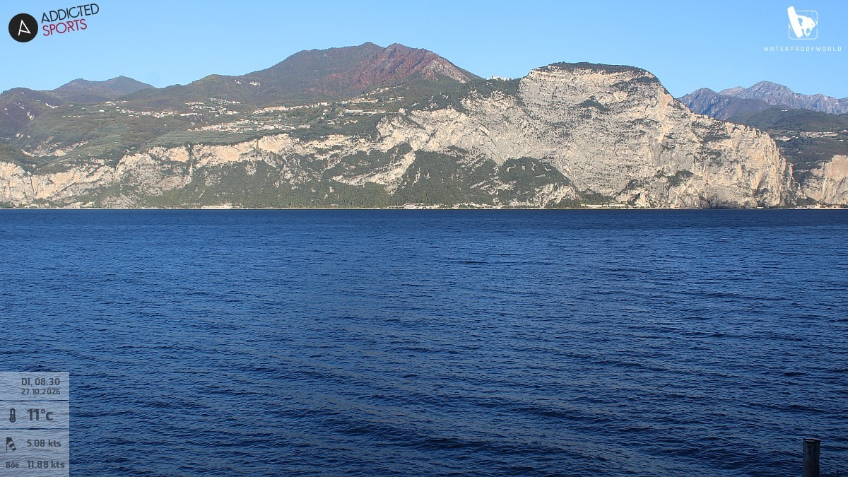 Archiv Foto Webcam Gardasee - Brenzone
