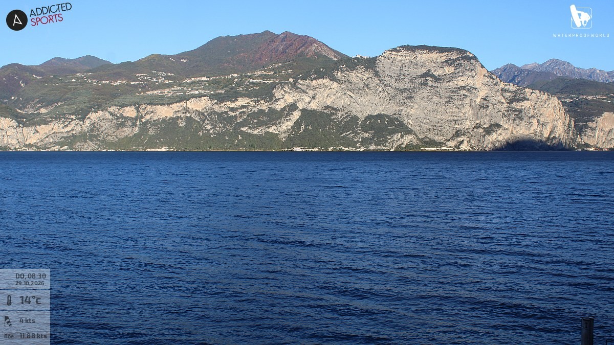 Archiv Foto Webcam Gardasee - Brenzone