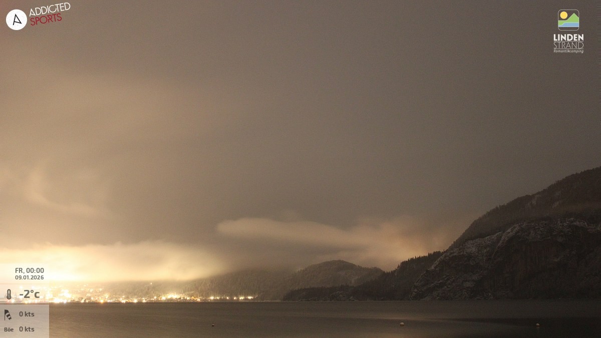 Archiv Foto Webcam Wolfgangsee - Lindenstrand