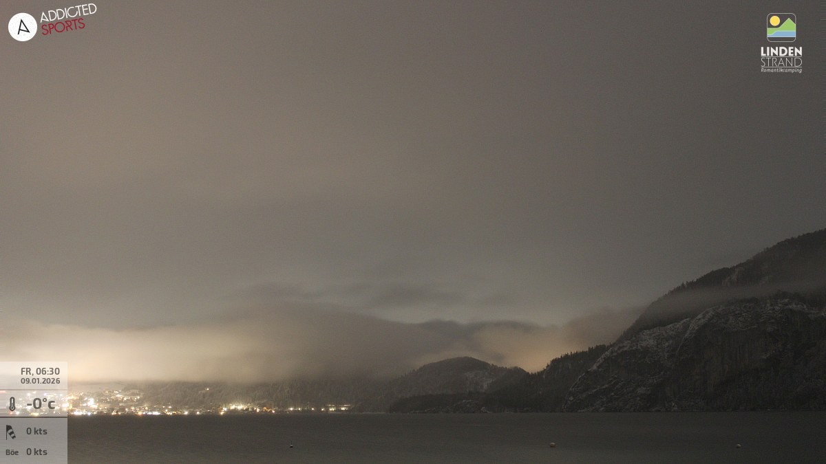 Archiv Foto Webcam Wolfgangsee - Lindenstrand