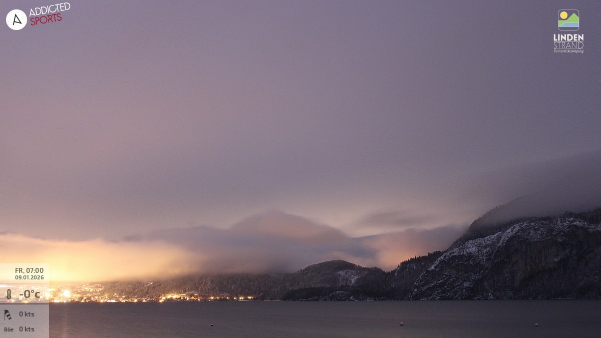 Archiv Foto Webcam Wolfgangsee - Lindenstrand