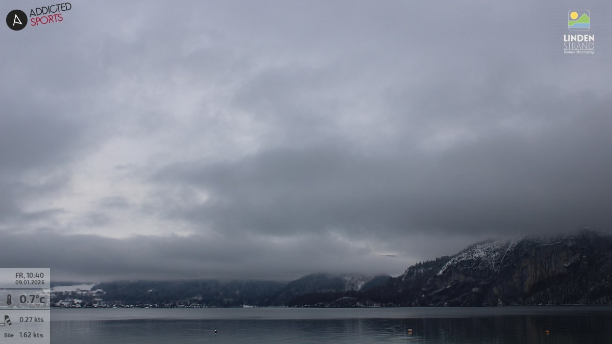 Archiv Foto Webcam Wolfgangsee - Lindenstrand