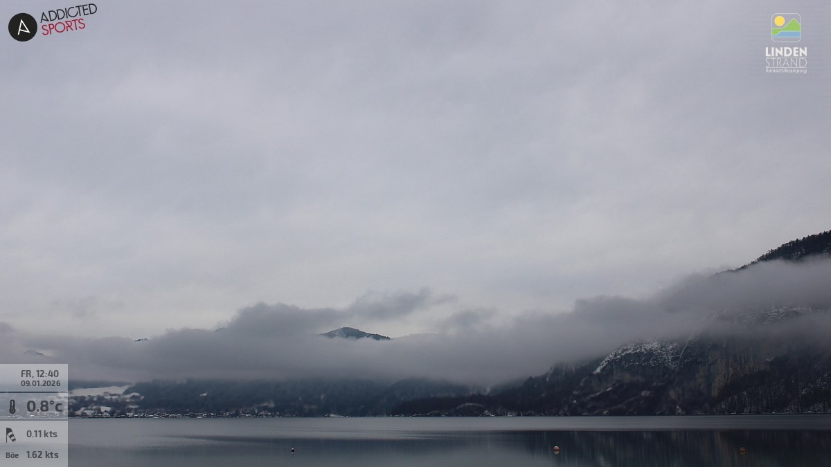 Archiv Foto Webcam Wolfgangsee - Lindenstrand