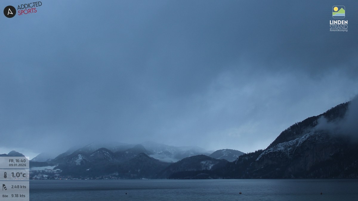 Archiv Foto Webcam Wolfgangsee - Lindenstrand