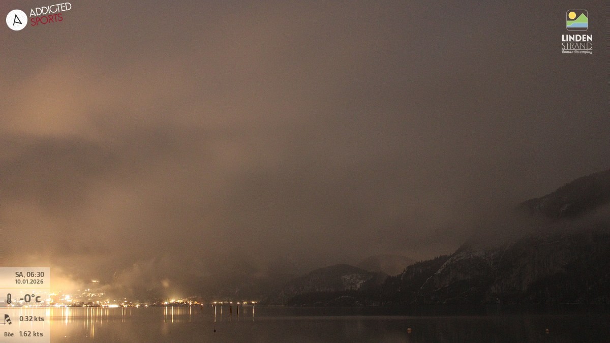 Archiv Foto Webcam Wolfgangsee - Lindenstrand